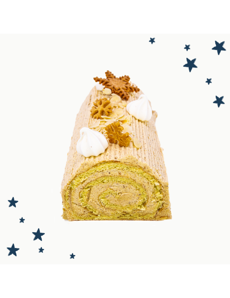 Bûche tradition praliné